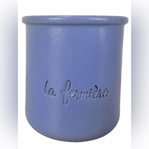 La Fermière Blue Ceramic Jar